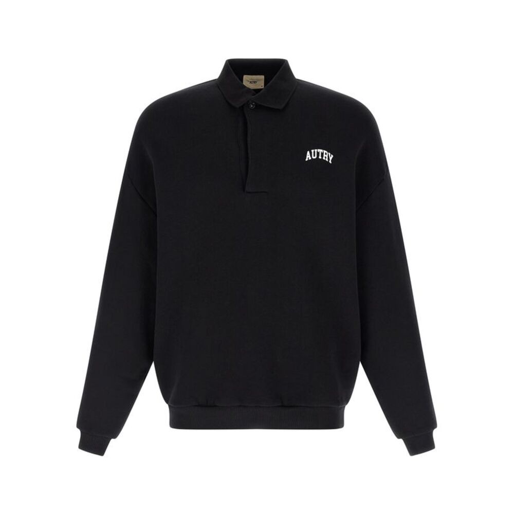 Autry Black Cotton Men's Sweatshirt